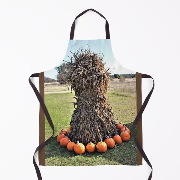 Item preview, Corn Stalks and Pumpkins designed and sold by Martha Sherman.