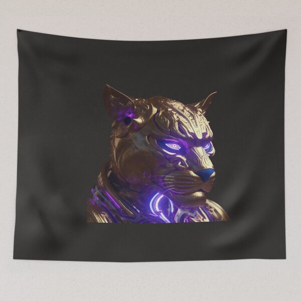 Item preview, Cyber Tiger Robot designed and sold by ArtisShops.