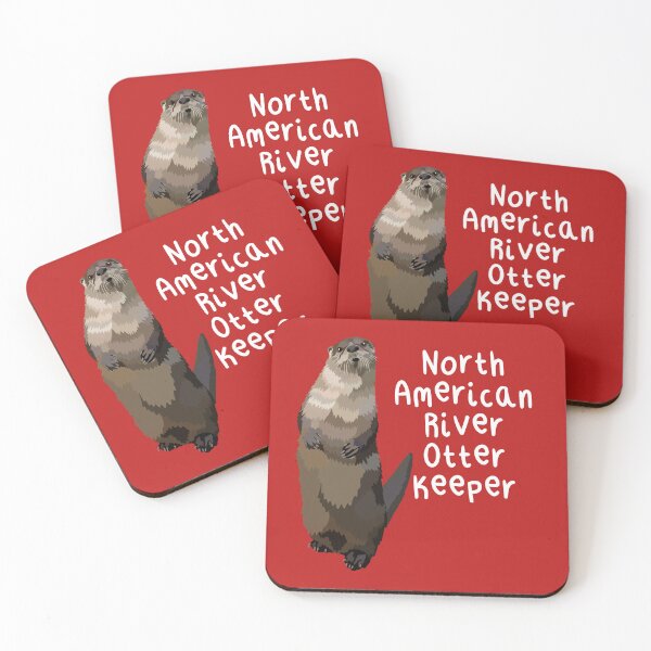 Item preview, N is for North American River Otter Keeper,North American River Otter Keeper Design – Dedicated Care and Conservation of Aquatic Mammals Artwork designed and sold by PrettylittlepastelUk.