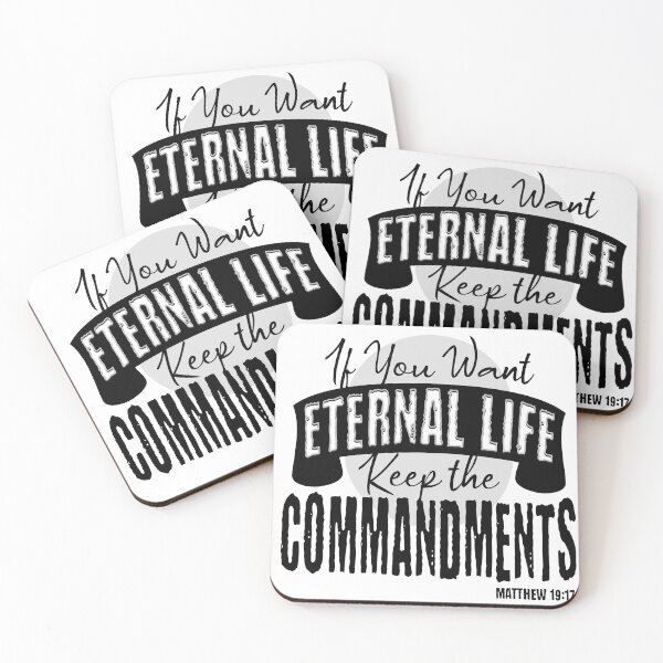 Item preview, If You Want Eternal Life, Keep The Commandments - Torah Bible Design - TorahWear designed and sold by Andrew Carter.
