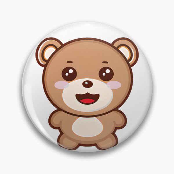 Item preview, Cute Kawaii Chibi Sticker: Bear designed and sold by Shelley Noel.