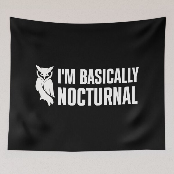 Item preview, I'm Basically Nocturnal designed and sold by Mano-World.