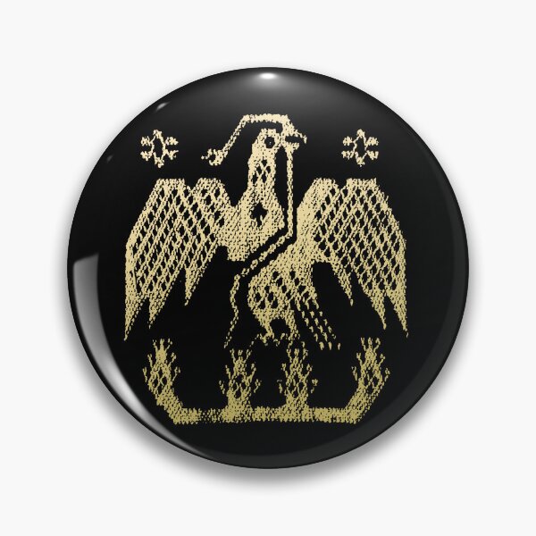 Artikelvorschau, Aguila de Mexico Handgewebt - auf schwarz entworfen und verkauft von boltjesdesign.
