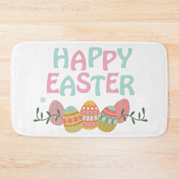 Item preview, Happy Easter Holiday with colorful eggs designed and sold by Artista-shop.