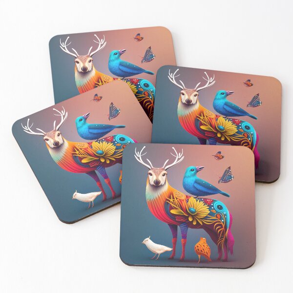 Item preview, Whimsical animals 4 designed and sold by DoBytesDream.