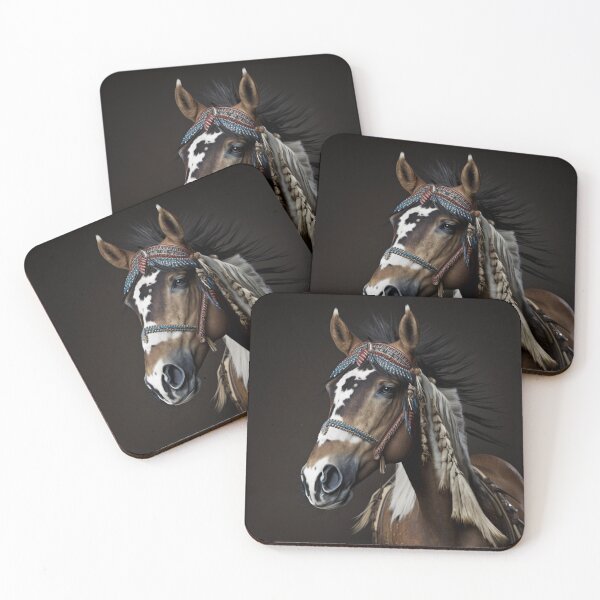 Item preview, Horse Chieftain Portrait designed and sold by Bold-Balance.
