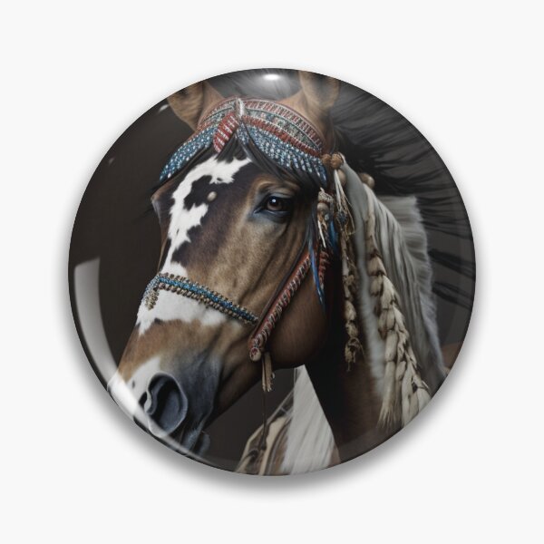 Item preview, Horse Chieftain Portrait designed and sold by Bold-Balance.
