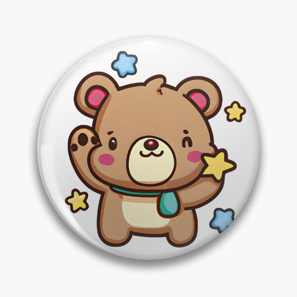 Item preview, Cute Kawaii Chibi Sticker: Bear designed and sold by Shelley Noel.