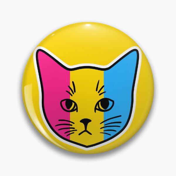 Item preview, Pansexual Pride Flag Cat designed and sold by JazzSeeks.