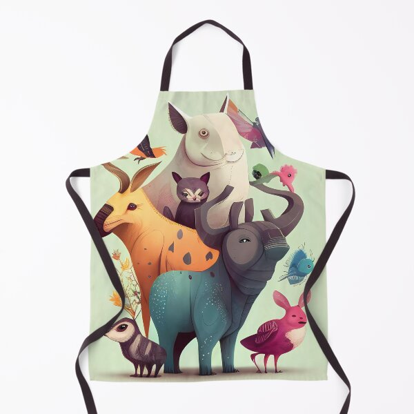 Item preview, Whimsical animals 5 designed and sold by DoBytesDream.