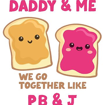 Artwork thumbnail, pb&j daddy & me (raspberry) by mystudiocreate