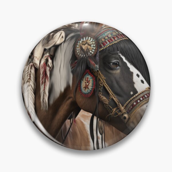 Item preview, Horse Chieftain Portrait designed and sold by Bold-Balance.