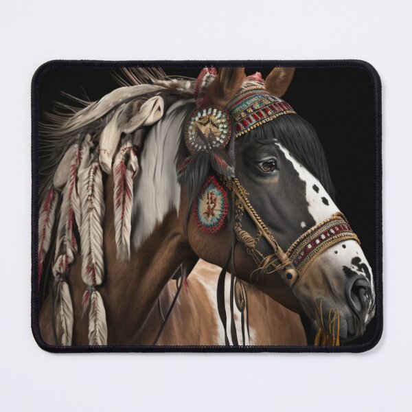 Item preview, Horse Chieftain Portrait designed and sold by Bold-Balance.