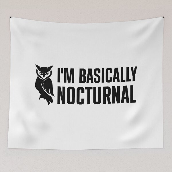 Item preview, I'm Basically Nocturnal designed and sold by Mano-World.