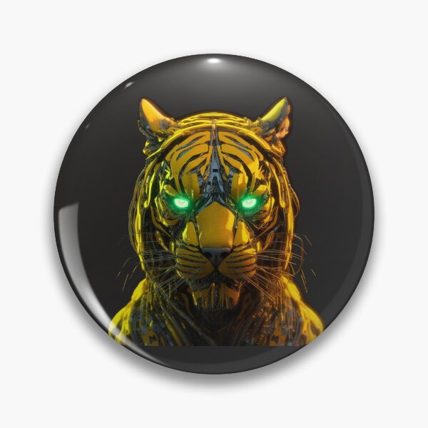 Item preview, Cyber Tiger Robot designed and sold by ArtisShops.