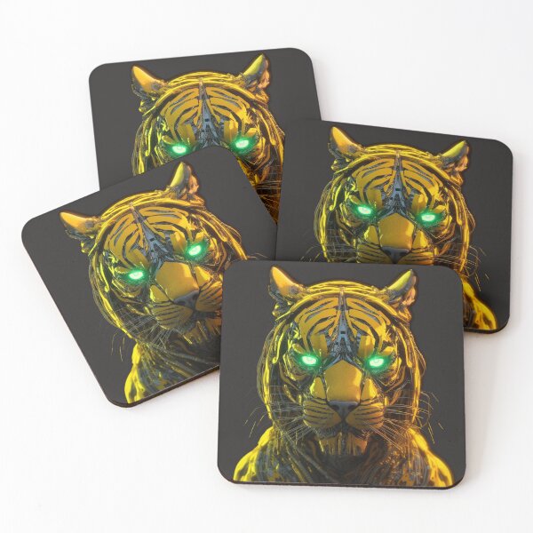 Item preview, Cyber Tiger Robot designed and sold by ArtisShops.