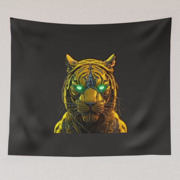 Item preview, Cyber Tiger Robot designed and sold by ArtisShops.