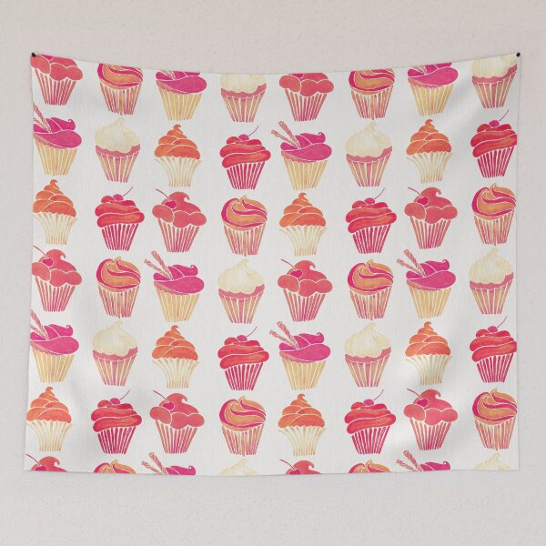 Aperçu de l'œuvre Collection Cupcake - Palette rose et crème créée et vendue par Cat Coquillette.