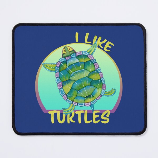 Item preview, I Like Turtles - Green Animal Lover designed and sold by Andreea Dumez.