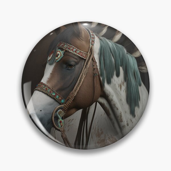 Item preview, Horse Chieftain Portrait designed and sold by Bold-Balance.