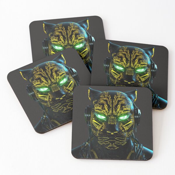Item preview, Cyber Tiger Robot designed and sold by ArtisShops.