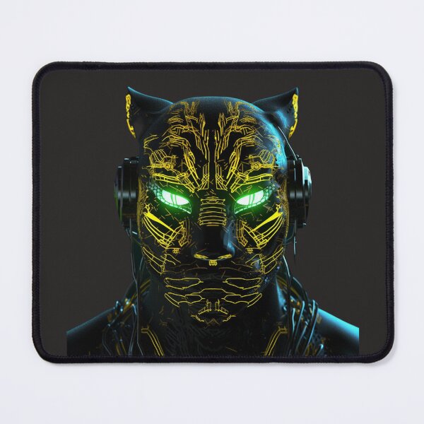 Item preview, Cyber Tiger Robot designed and sold by ArtisShops.