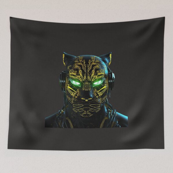 Item preview, Cyber Tiger Robot designed and sold by ArtisShops.