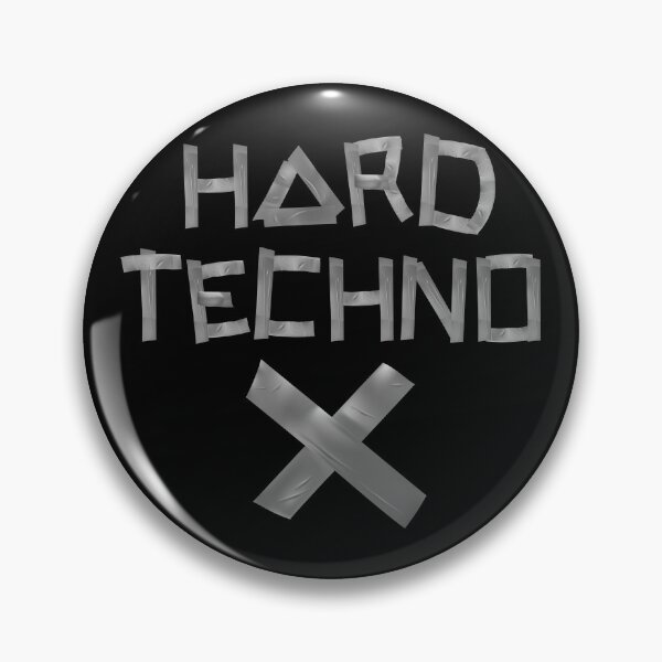 Item preview, Hard Techno Silver tape logo. designed and sold by paulo silveira.