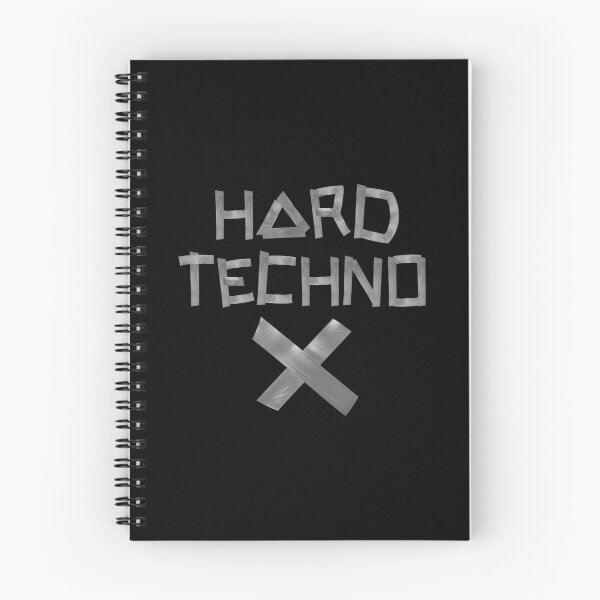 Item preview, Hard Techno Silver tape logo. designed and sold by paulo silveira.