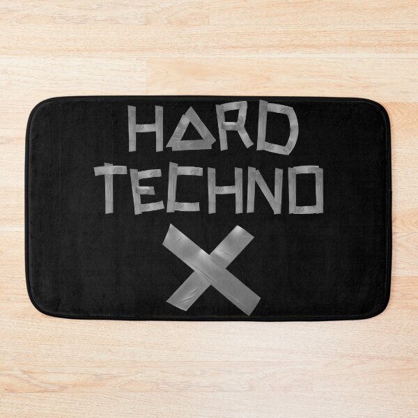Item preview, Hard Techno Silver tape logo. designed and sold by paulo silveira.