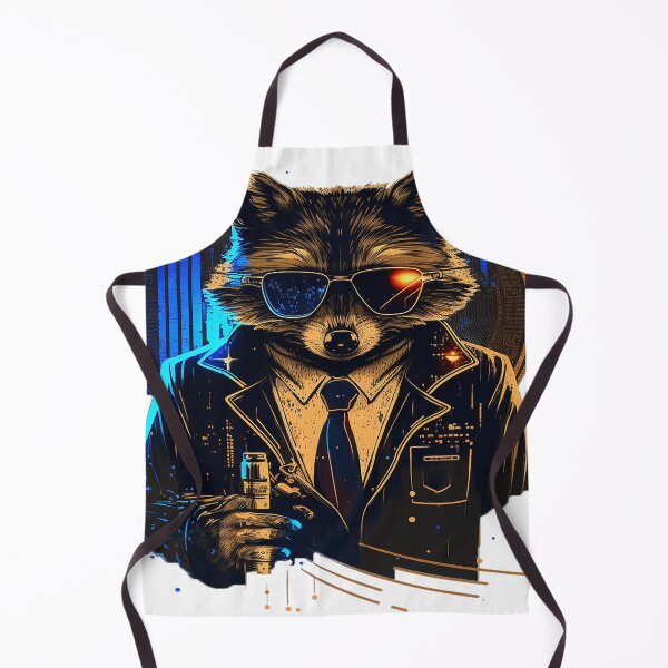 Aperçu de l'œuvre Espion - racoon on duty créée et vendue par Cpt-Rach.