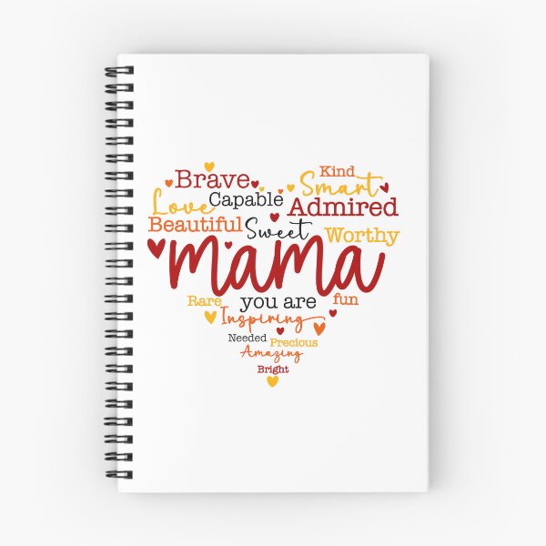 Item preview, Heart-shaped Words Describing Mama designed and sold by clounewcomb.