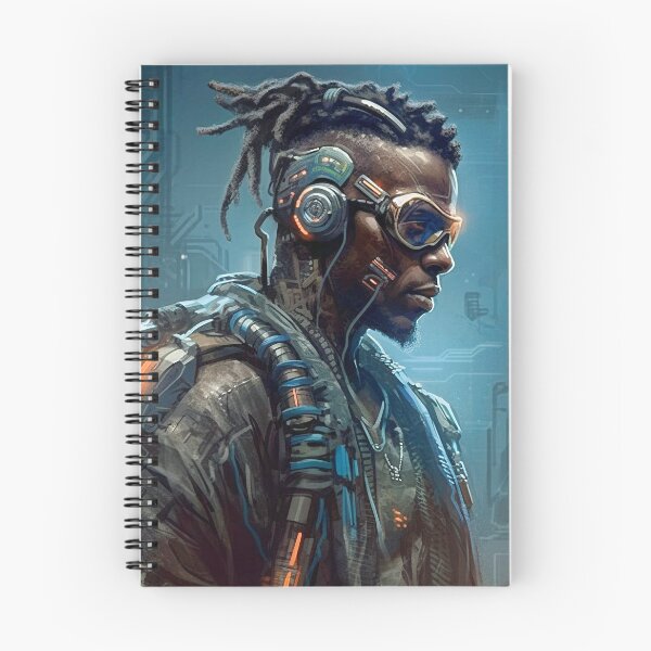 Item preview, Afrofuturist Cyber-Warrior designed and sold by dibaster.
