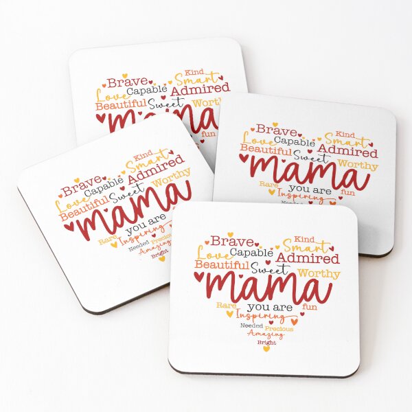 Item preview, Heart-shaped Words Describing Mama designed and sold by clounewcomb.