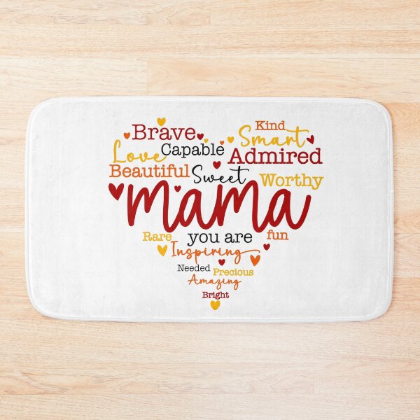 Item preview, Heart-shaped Words Describing Mama designed and sold by clounewcomb.