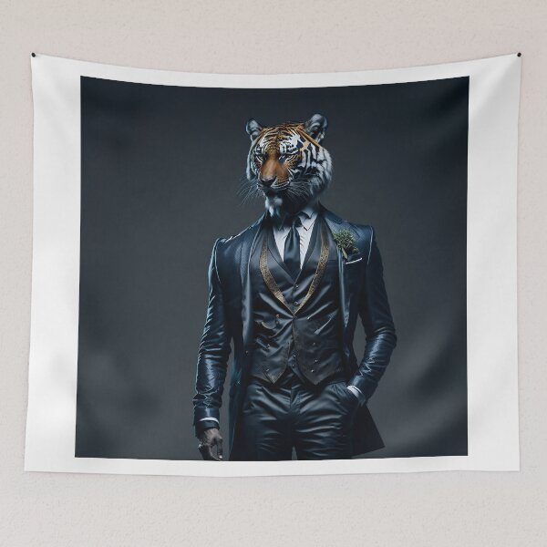 Item preview, elegant tiger designed and sold by ViktorVigo.