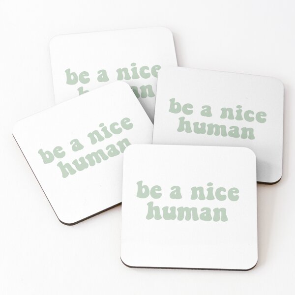 Item preview, aesthetic sage green be a nice human designed and sold by SHMdesigns.