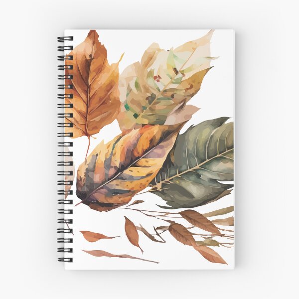 Item preview, A Muted Painting of Fallen Leaves - Watercolor Leaves and Trees designed and sold by GVRDesign.