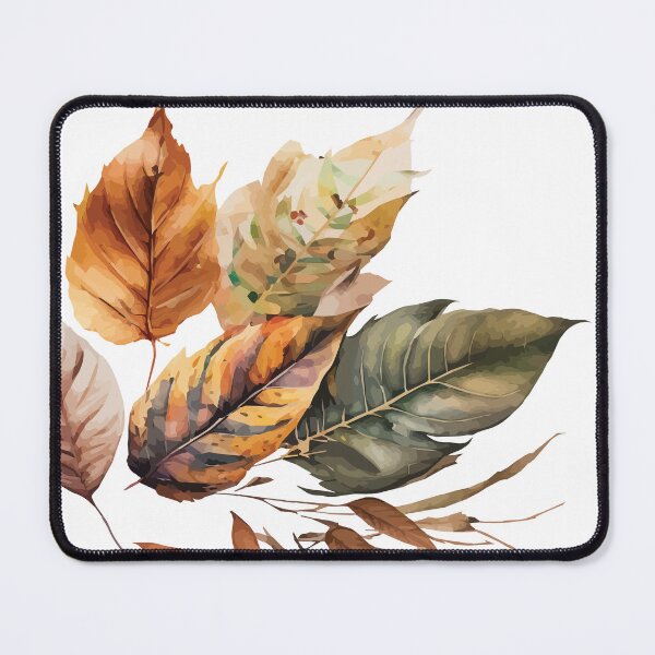 Item preview, A Muted Painting of Fallen Leaves - Watercolor Leaves and Trees designed and sold by GVRDesign.