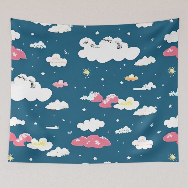 Item preview, Cute Cloud Pattern designed and sold by Cyrical.
