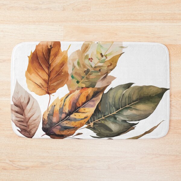 Item preview, A Muted Painting of Fallen Leaves - Watercolor Leaves and Trees designed and sold by GVRDesign.