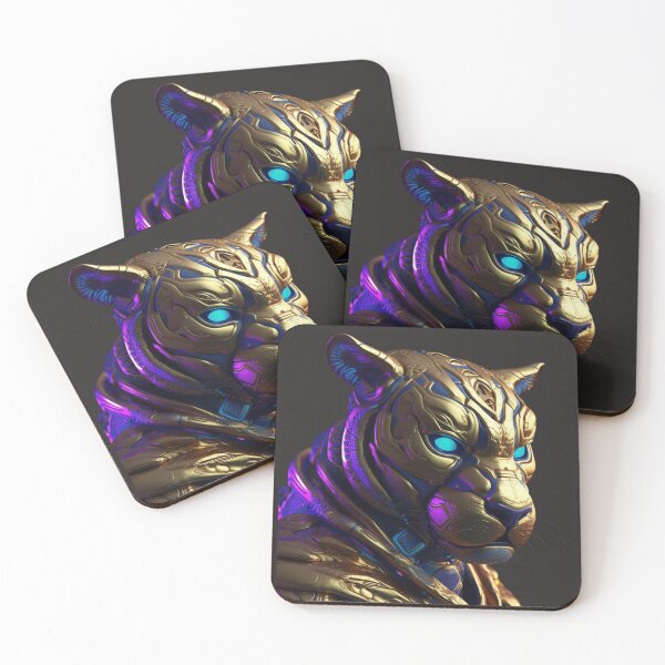Item preview, Cyber Tiger Robot designed and sold by ArtisShops.