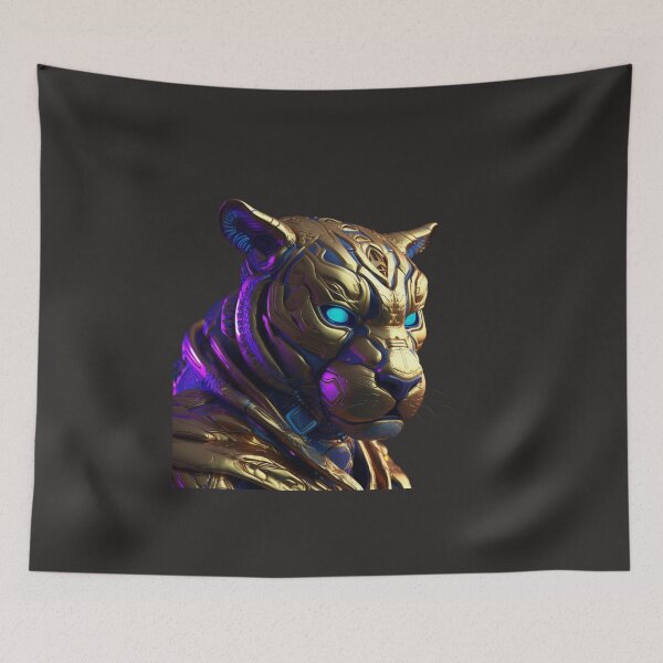 Item preview, Cyber Tiger Robot designed and sold by ArtisShops.