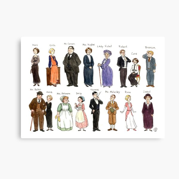 Downton A. Portraits Canvas Print