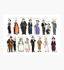 Downton A. Porträts Fotodruck
