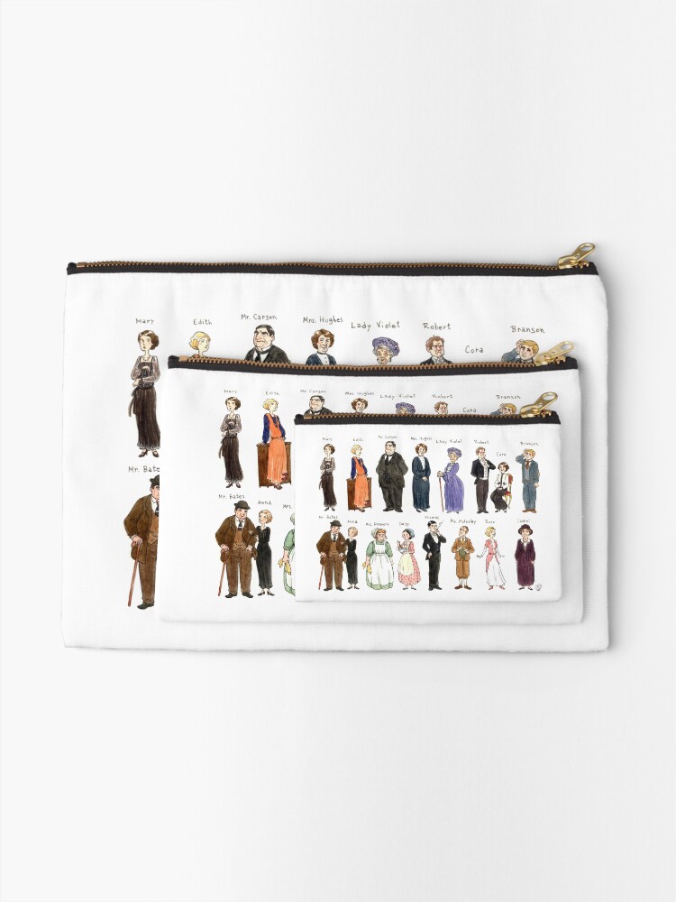 Alternate view of Downton A. Portraits Zipper Pouch