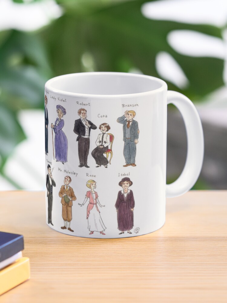 Downton Abbey 11 Oz Mugs Coffe Mugs Portraits Mugs Downton A