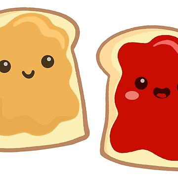 Artwork thumbnail, pb&j (strawberry) by mystudiocreate
