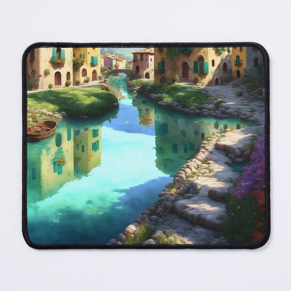 Item preview, Houses On The River designed and sold by ArtsyWishesShop.