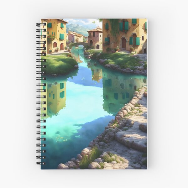 Item preview, Houses On The River designed and sold by ArtsyWishesShop.